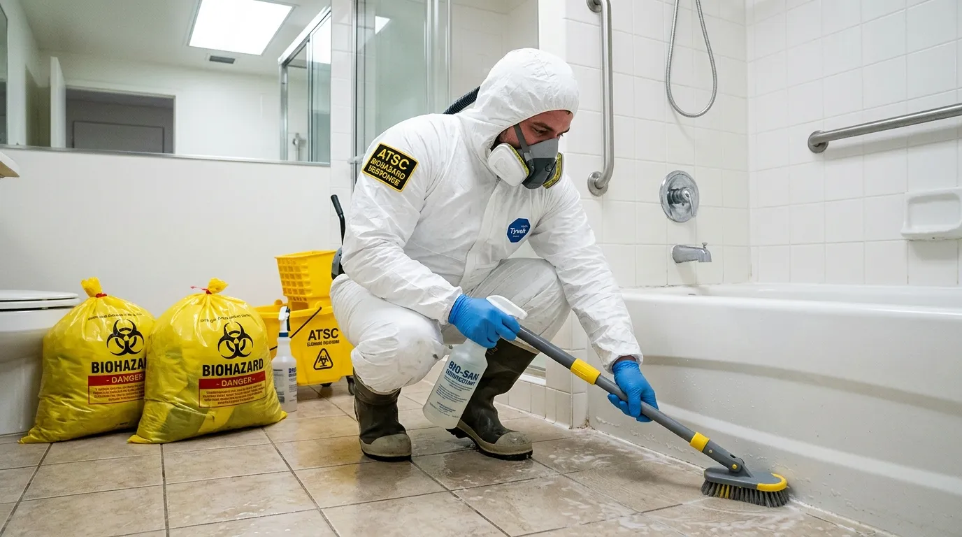 Decontamination equipment deployed for Blood Cleanup in Hastings